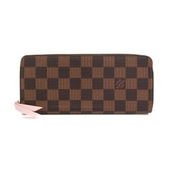 Louis Vuitton Damier Clemence Wallet N41626 Women's Damier Canvas Long Wallet (bi-fold) Rose Ballerine