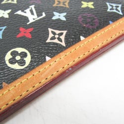 Louis Vuitton Monogram Multicolore Pochette Cle M92654 Women's Monogram Multicolore Coin Purse/coin Case Noir