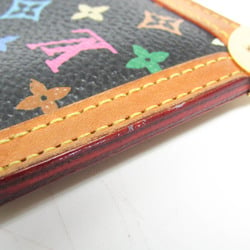 Louis Vuitton Monogram Multicolore Pochette Cle M92654 Women's Monogram Multicolore Coin Purse/coin Case Noir