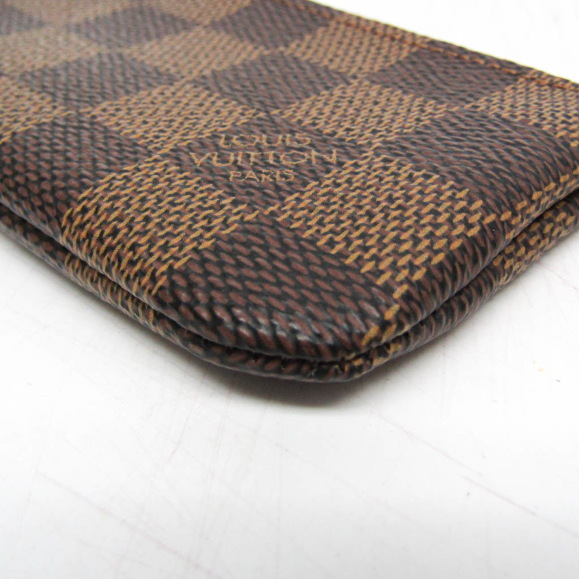 Louis Vuitton Damier Pochette Cle N62658 Men,Women Damier Canvas Coin Purse/coin Case Ebene