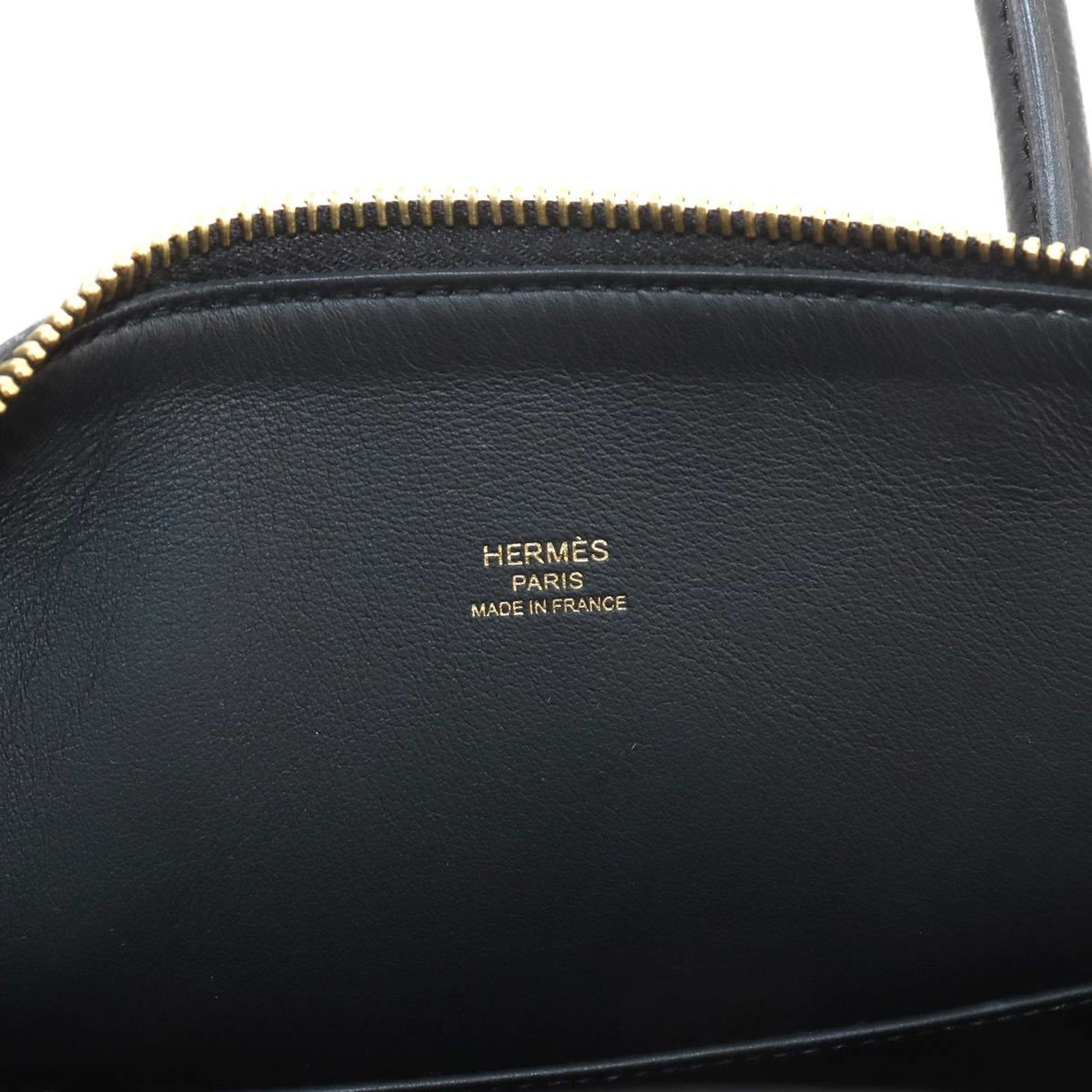 Hermes HERMES Bolide 1923 30 2way Hand Shoulder Bag Epson Black B Stamp Gold Metal Fittings