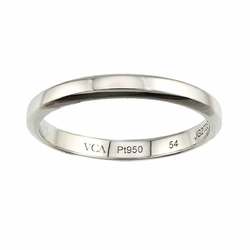 Van Cleef & Arpels Toujours #54 Ring Width 2.5mm Pt Platinum VCA