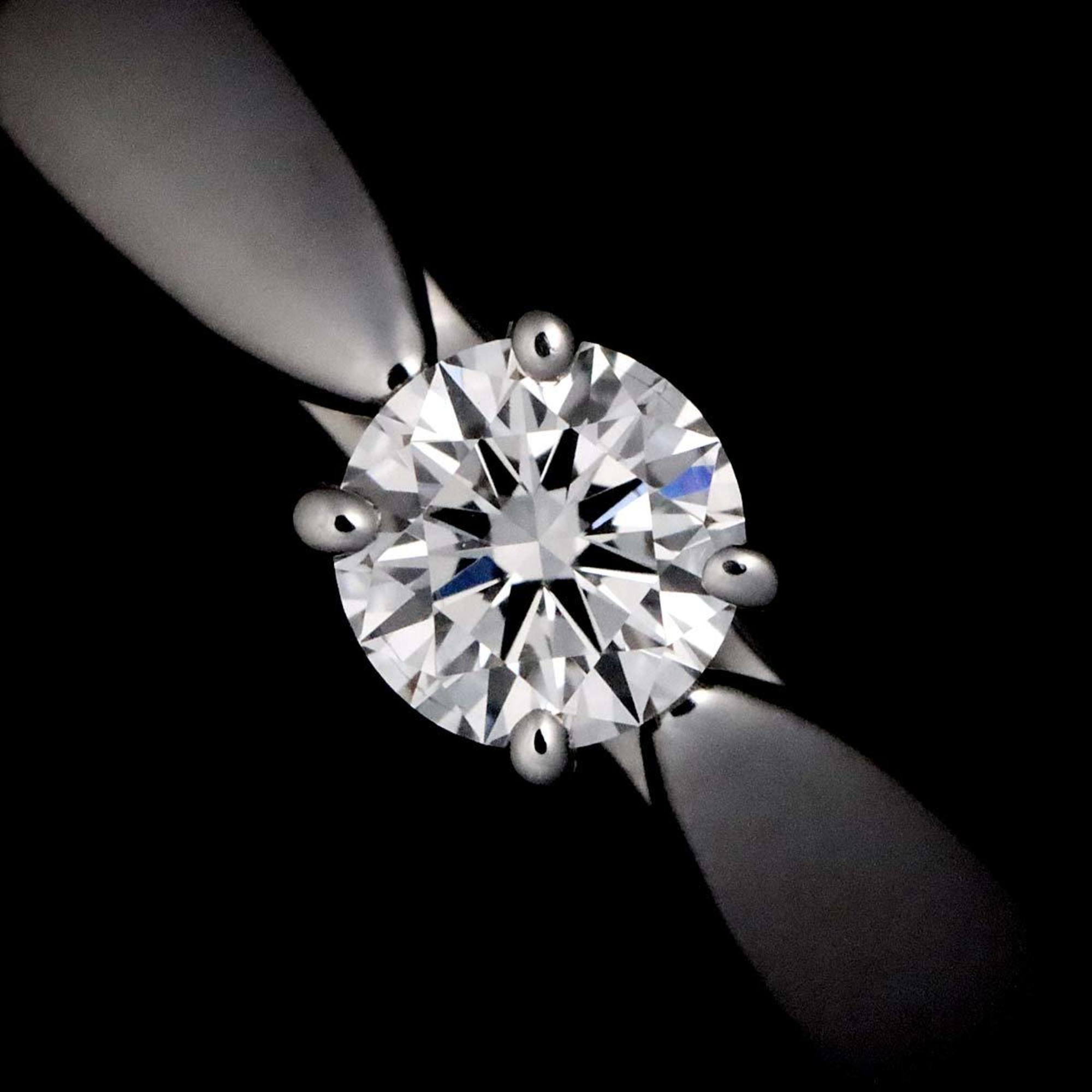 Tiffany & Co. Harmony Diamond 0.22ct G VS1 3EX Ring Pt Platinum