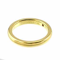 Tiffany & Co. Stacking Band Ring Diamond 1P K18 YG Yellow Gold 750