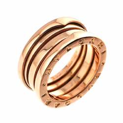 BVLGARI B-zero1 3-band #49 Ring, K18 PG Pink Gold 750, Ring