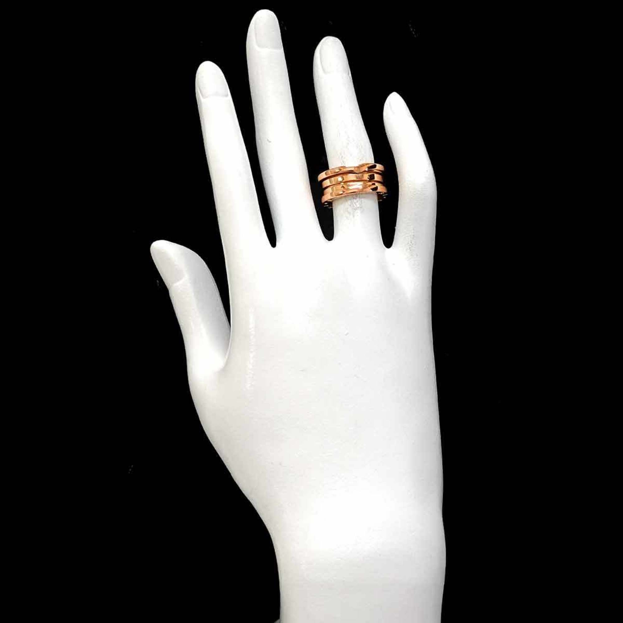 BVLGARI B-zero1 3-band #49 Ring, K18 PG Pink Gold 750, Ring