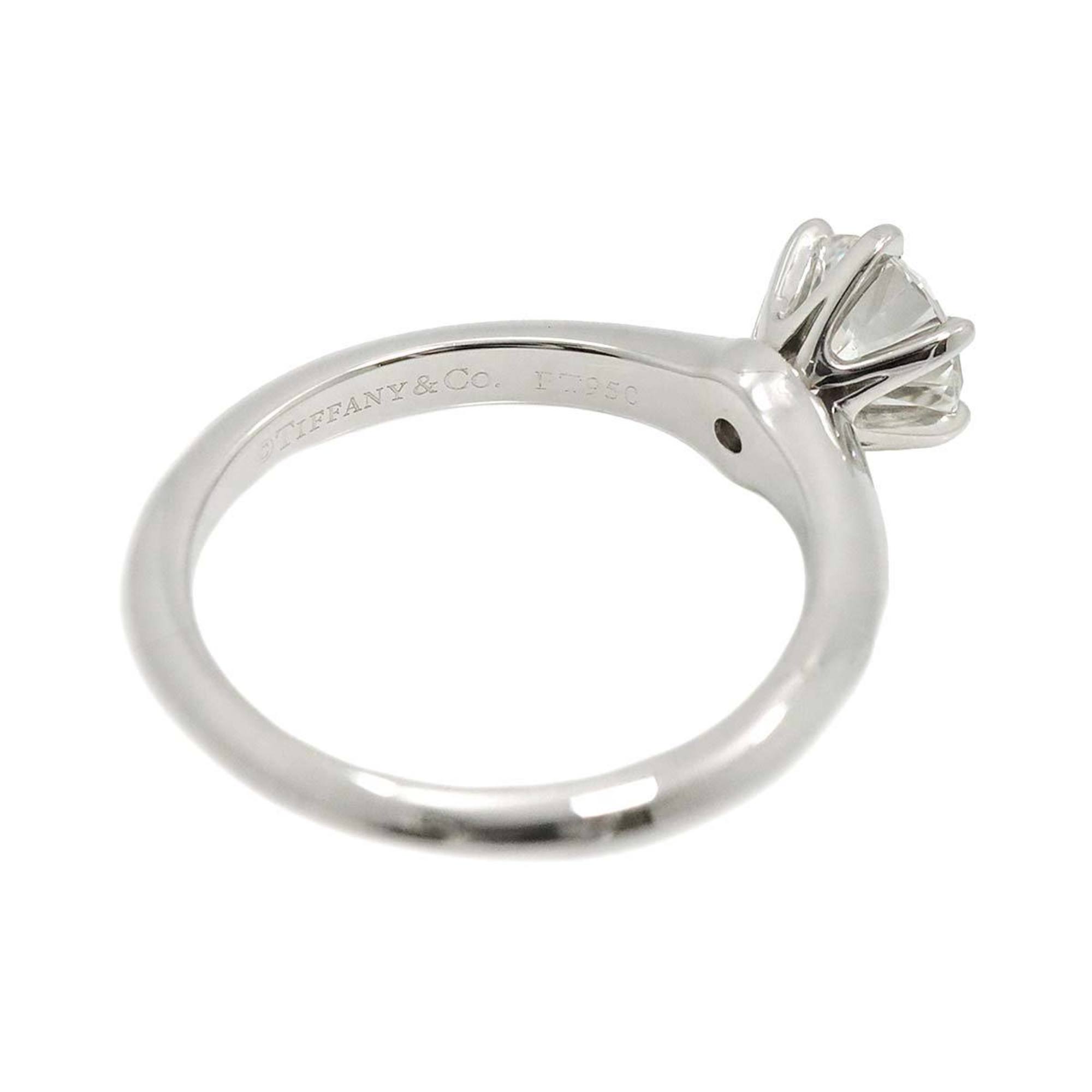 Tiffany & Co. Solitaire Diamond 1.00ct H VVS2 3EX Ring Pt Platinum