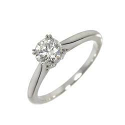 Harry Winston HARRY WINSTON Diamond 0.56ct E VVS2 3EX Round Solitaire Ring Pt Certificate