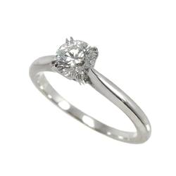 Harry Winston HARRY WINSTON Diamond 0.56ct E VVS2 3EX Round Solitaire Ring Pt Certificate