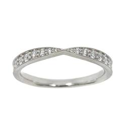 Tiffany & Co. Harmony Band Ring Diamond Pt Platinum