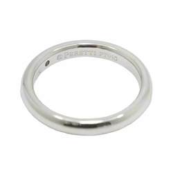 Tiffany & Co. Stacking Band Ring Diamond 1P Pt Platinum