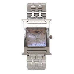 Hermes HERMES H Watch HH1 210 Ladies' White Shell Quartz