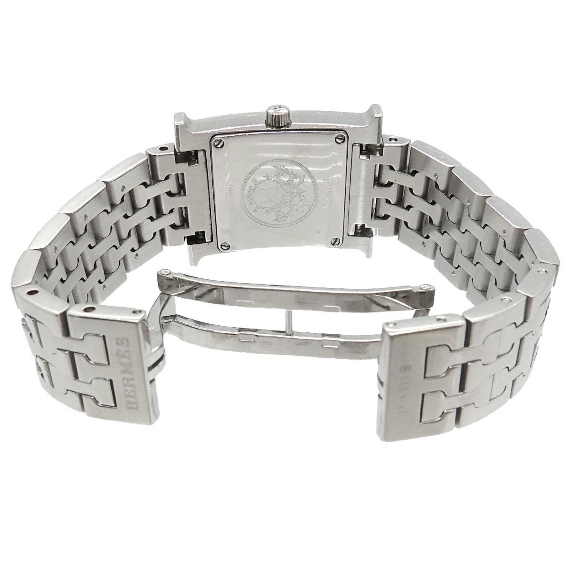 Hermes HERMES H Watch HH1 210 Ladies' White Shell Quartz