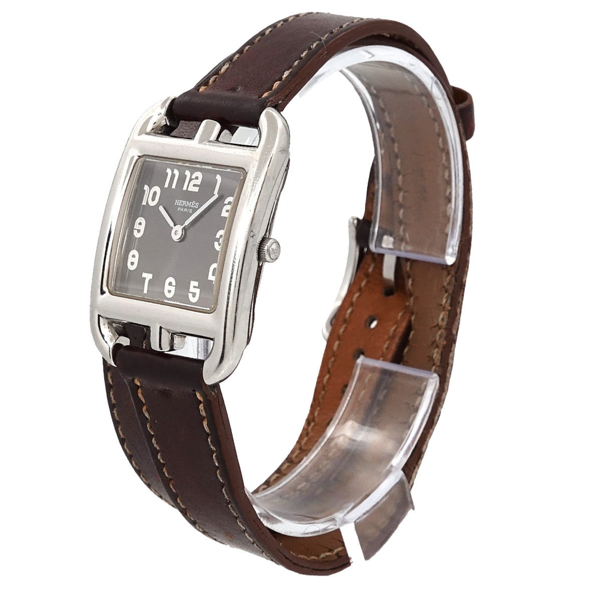 Hermes Cape Cod Double Tour CC1 210 Ladies Watch Grey Quartz