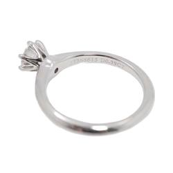 Tiffany & Co. Solitaire Diamond 0.39ct I VS1 3EX Ring Pt Platinum