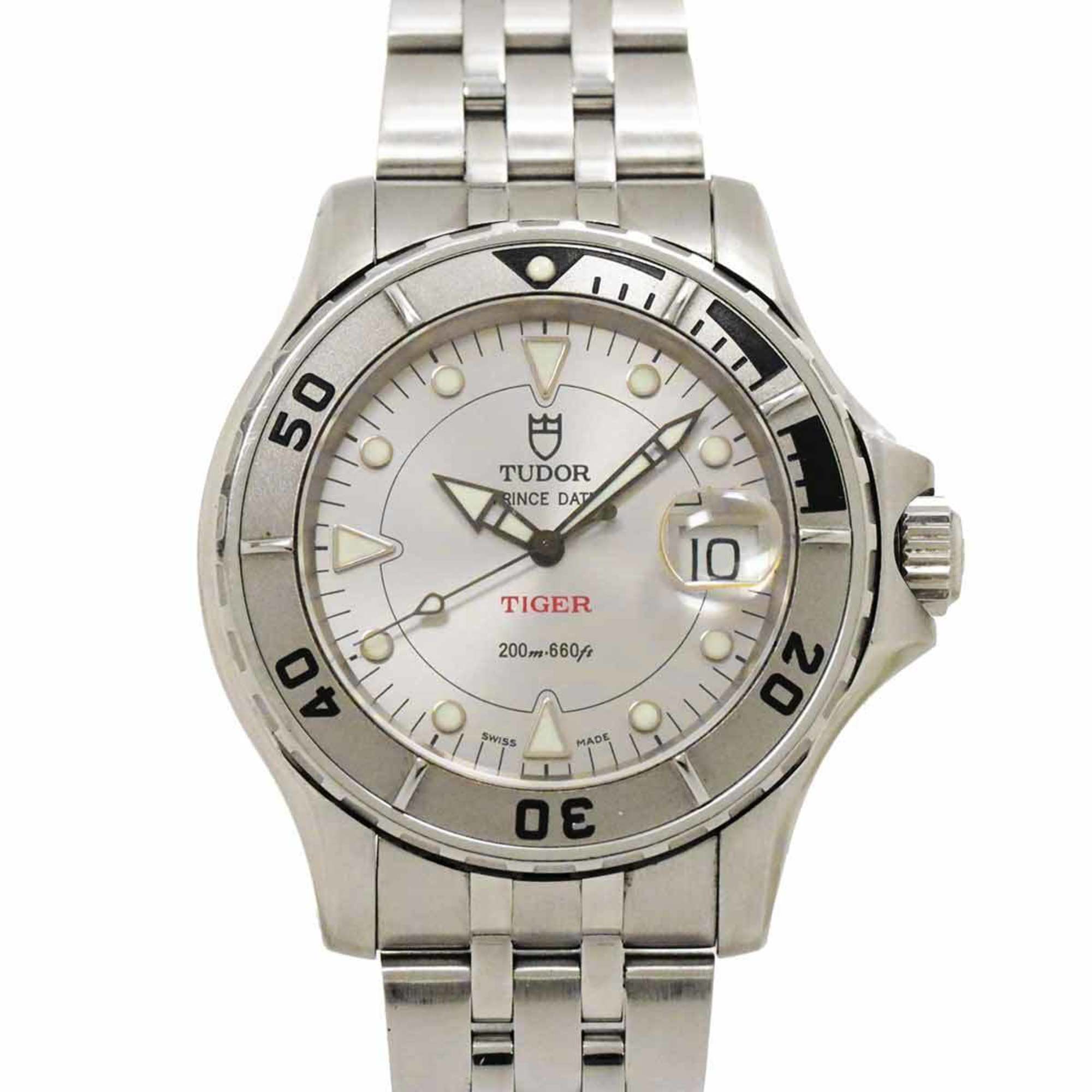 Tudor TUDOR Prince Date Hydronaut 89190 Men's Watch Silver Automatic date