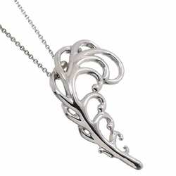 Tiffany & Co. Leaf Necklace 45cm Silver SV 925