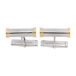 Tiffany & Co. Cufflinks SV Silver K18 YG Yellow Gold 750 Cuff Links