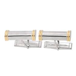 Tiffany & Co. Cufflinks SV Silver K18 YG Yellow Gold 750 Cuff Links