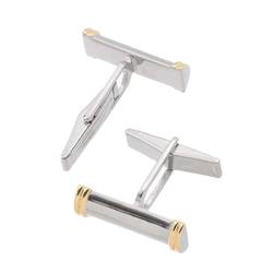 Tiffany & Co. Cufflinks SV Silver K18 YG Yellow Gold 750 Cuff Links