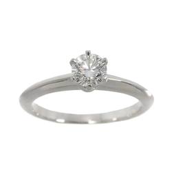 Tiffany & Co. Solitaire Diamond 0.42ct G VVS1 EX Ring Pt Platinum