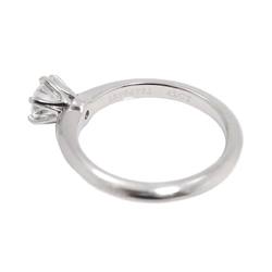 Tiffany & Co. Solitaire Diamond 0.42ct G VVS1 EX Ring Pt Platinum