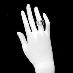 BVLGARI B-ZERO1 4-Band #49 Ring, K18 WG White Gold 750, Ring