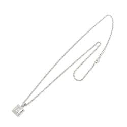 Chopard Happy Diamond Necklace 42cm K18 WG White Gold 750 Square