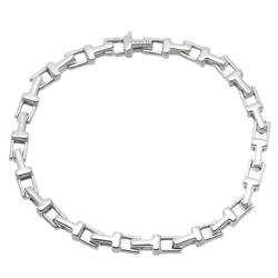 Tiffany & Co. T Narrow Bracelet 17cm SV Silver 925