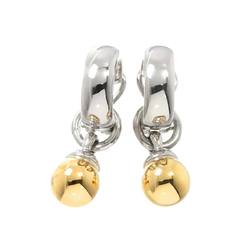 Tiffany & Co. Earrings SV Silver K18 YG Yellow Gold 925 750 Clip on