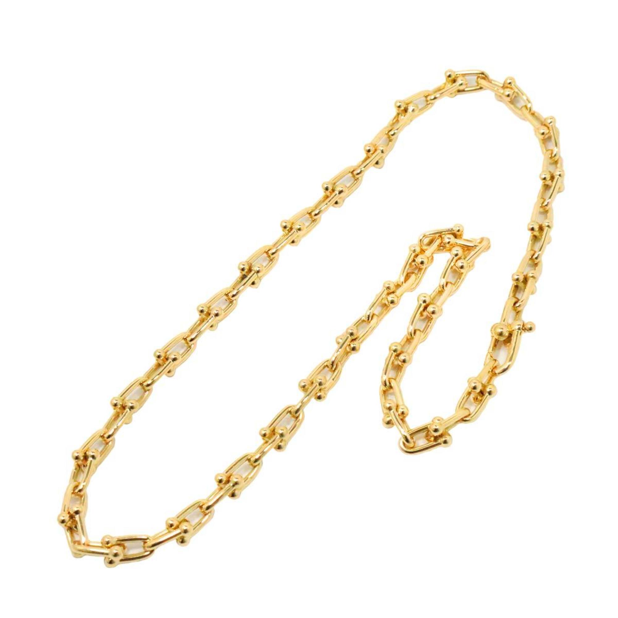 Tiffany & Co. Hardware Small Link Necklace 45.7cm K18 YG Yellow Gold 750