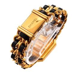 CHANEL Premiere S size H0001 Ladies watch Black Gold Quartz