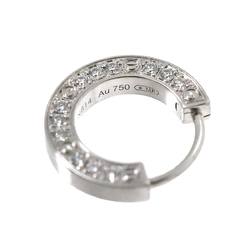 Cartier Love Single Earring Diamond K18WG White Gold 750 One Ear Only LOVE Pierced