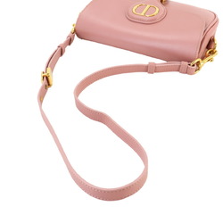 Christian Dior Bobby East West Shoulder Bag Leather Pink Gold Metal Fittings M9327UMOL