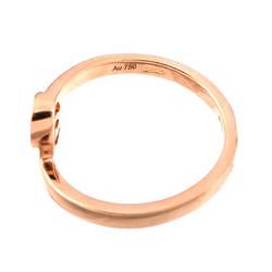 GUCCI GG Running #7 Ring K18 PG Pink Gold 750