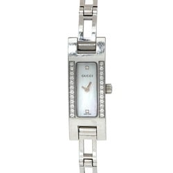 Gucci GUCCI Ladies Watch 3900L 2P Diamond Bezel White Shell Quartz