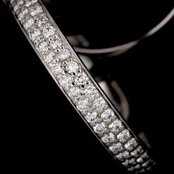 Cartier Trinity SM #52 Ring Diamond Ceramic K18 WG 750