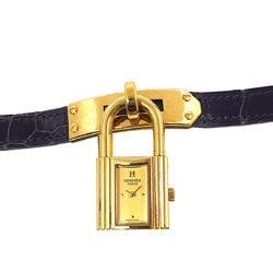 Hermes Kelly Watch Ladies' Gold Quartz Padlock