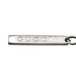 Gucci Lariat Necklace 54cm K18 WG White Gold 750