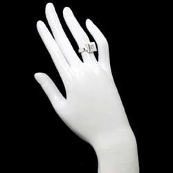 Chopard Happy Diamond Square Ring K18WG White Gold 750 Heart