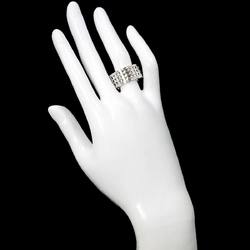 GUCCI Scroll #20 Ring Wide K18 WG White Gold 750