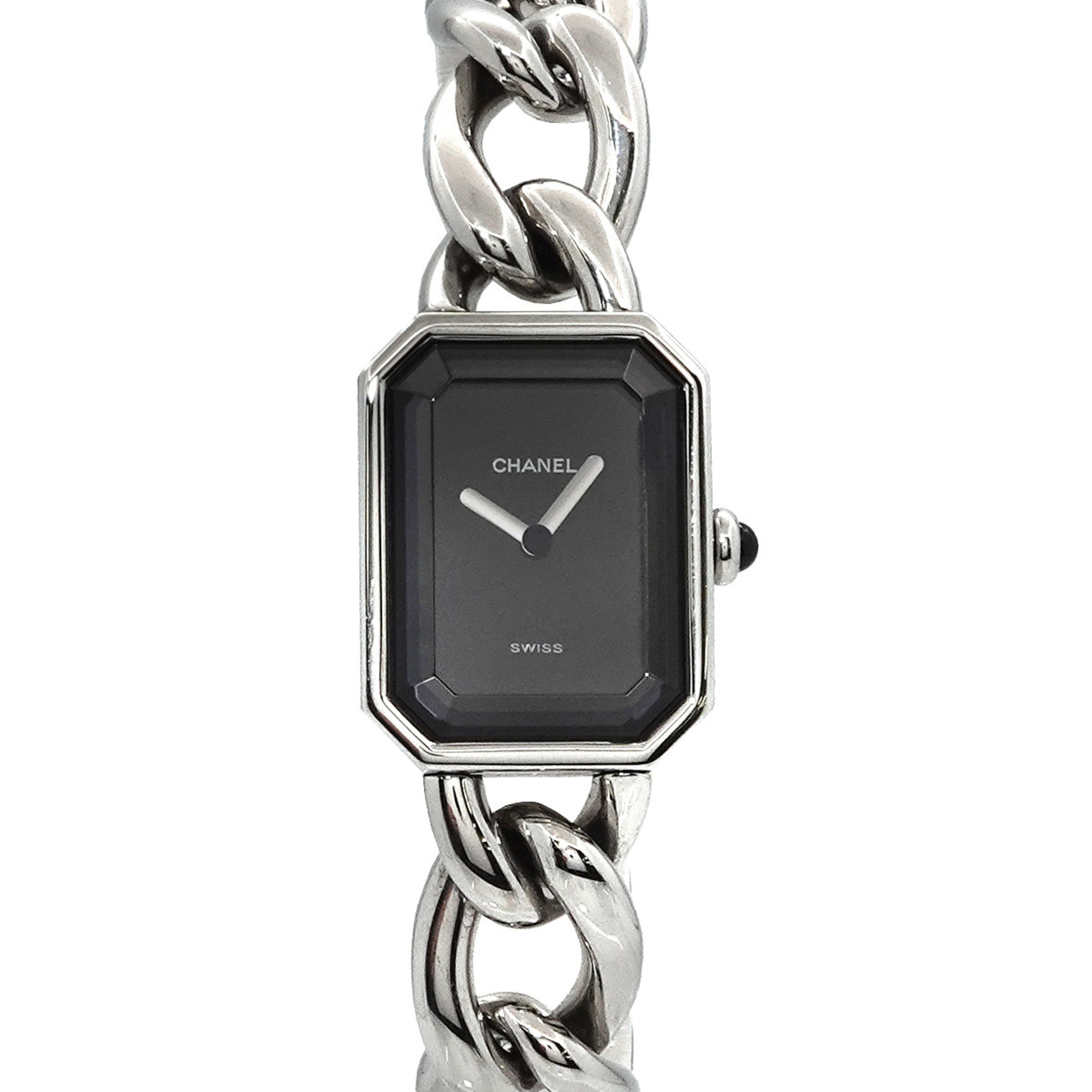 CHANEL Premiere L size H0452 Ladies watch Black quartz