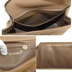 CHANEL Matelasse Handbag Caviar Skin Leather Brown A12397 Gold Hardware Bag