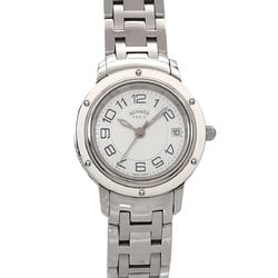 Hermes HERMES Clipper Classic CP1 210 Ladies Watch Silver Date Quartz