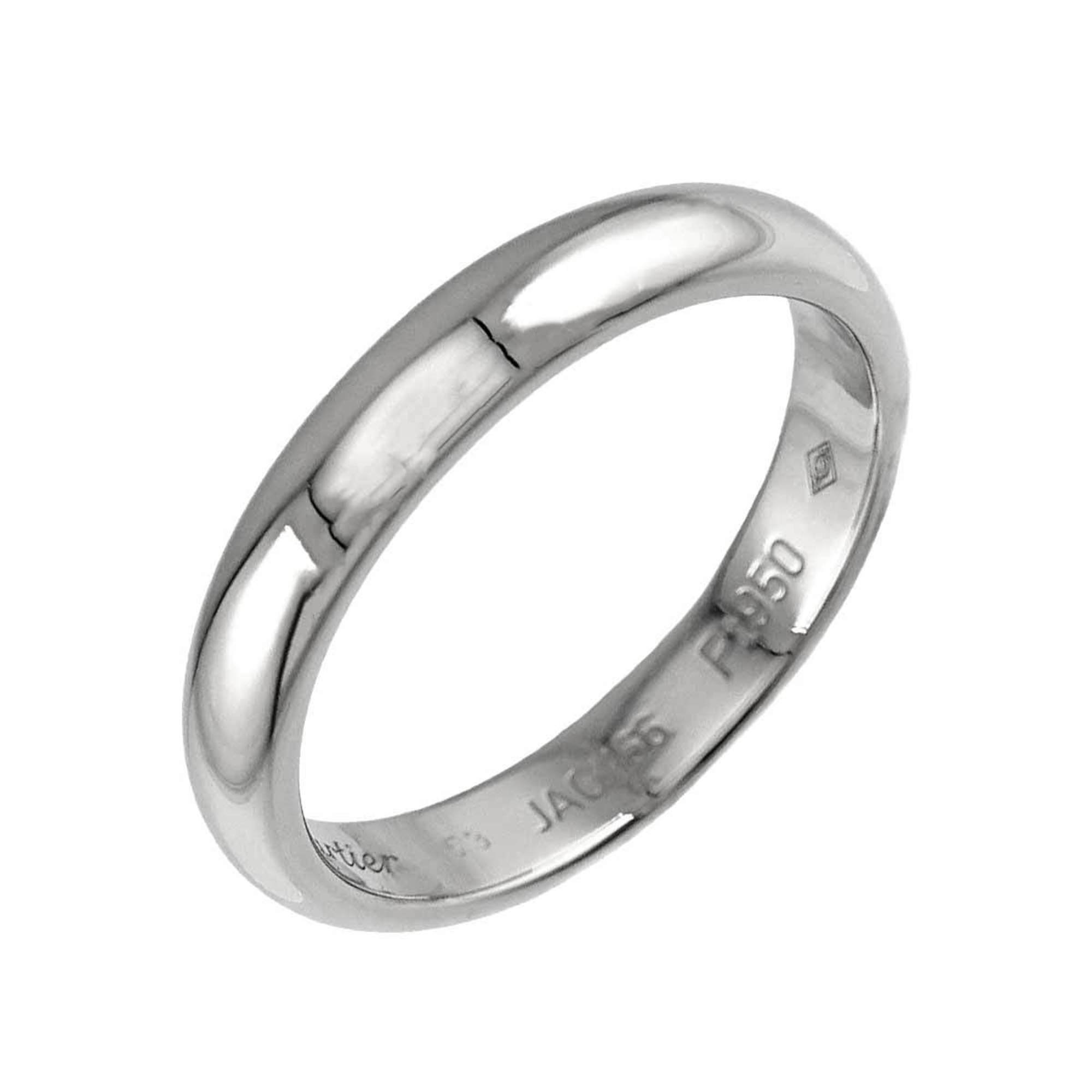 Cartier 1895 Classic #53 Ring Width 3.5mm Pt Platinum