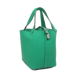 Hermes Picotin Lock 18 PM Handbag Taurillon Maurice Vert Jade U Stamp