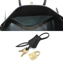 Hermes Birkin 35 Handbag Ardennes Black E Stamp Gold Hardware