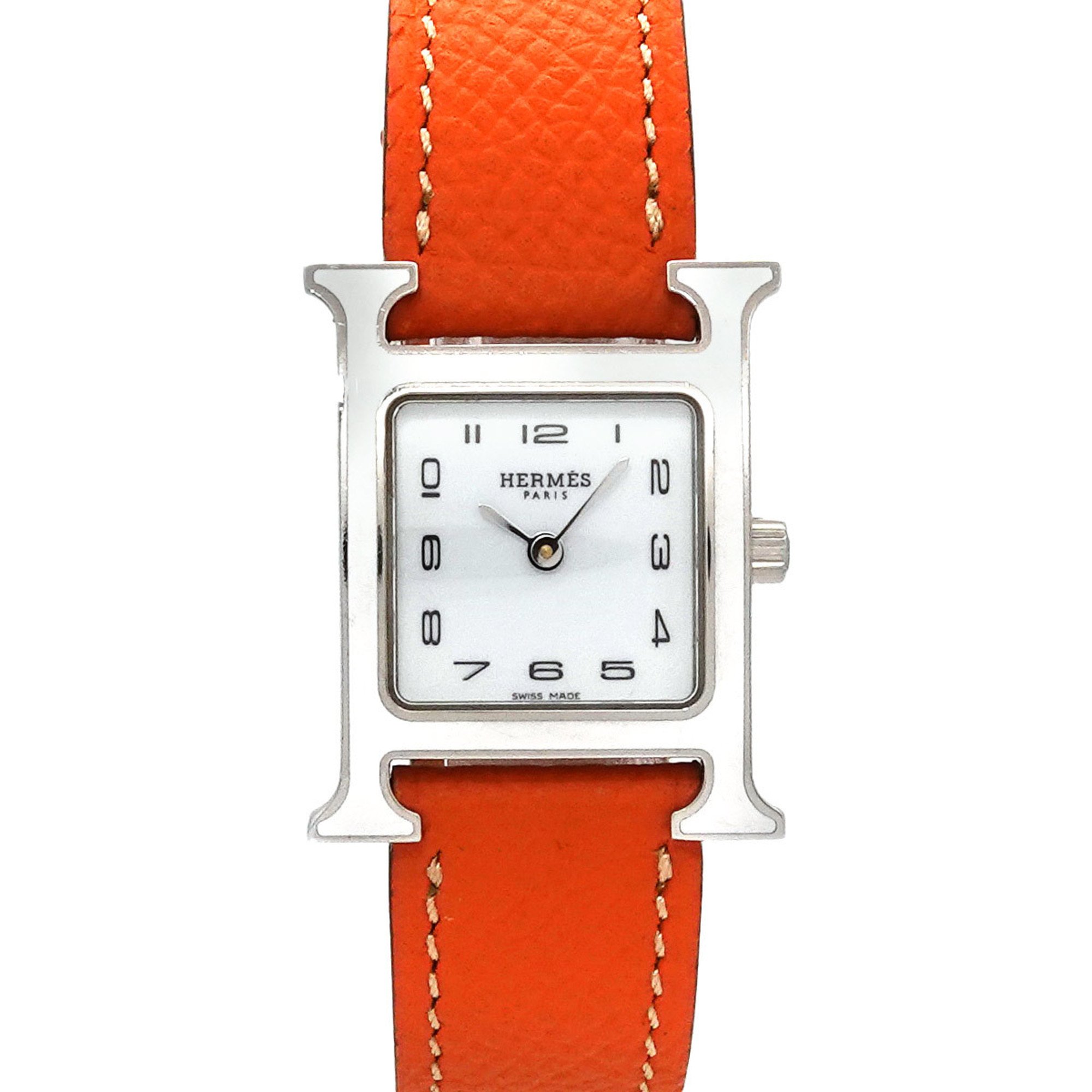 Hermes HERMES H Watch HH1 220 Ladies' White Quartz