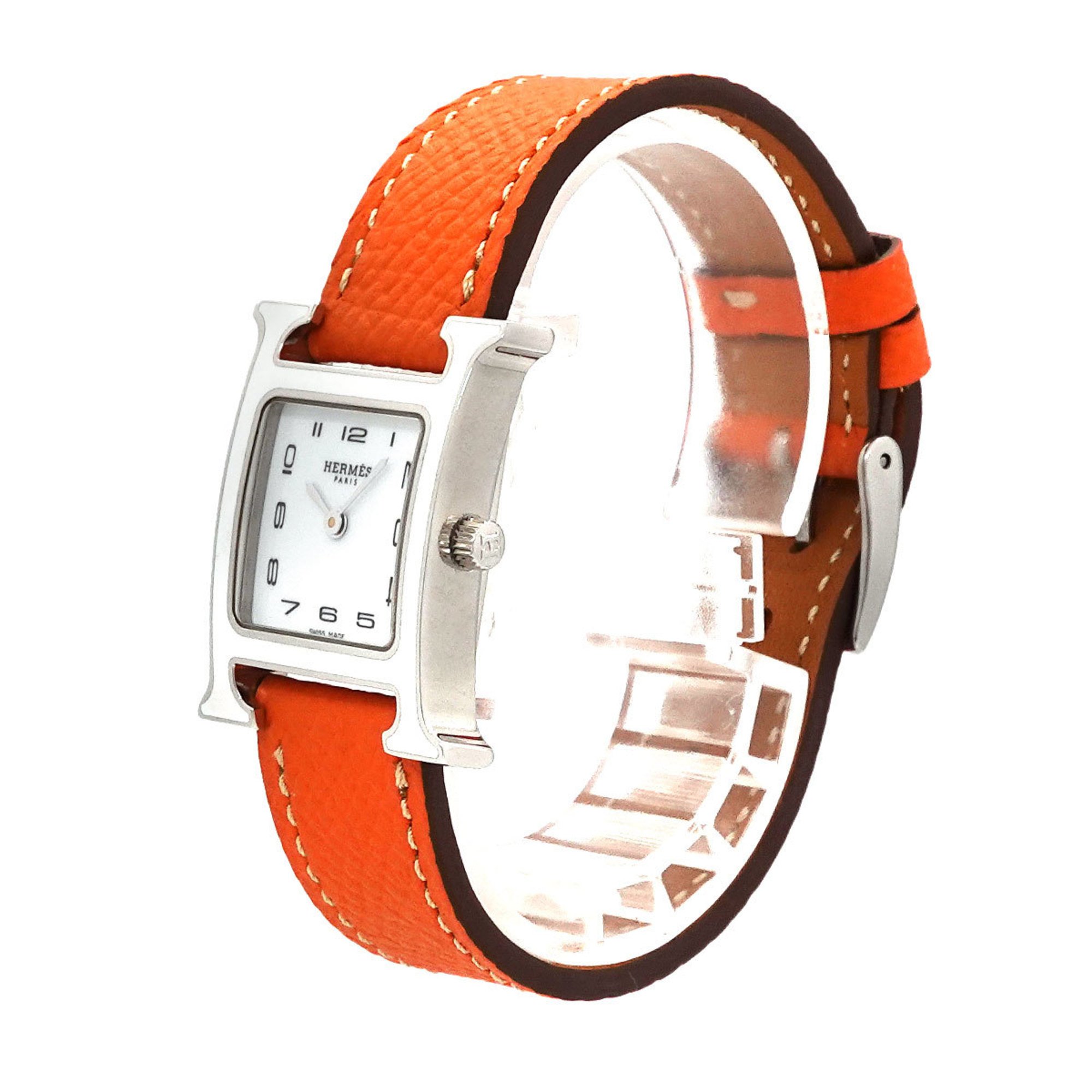 Hermes HERMES H Watch HH1 220 Ladies' White Quartz