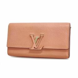 Louis Vuitton Long Wallet Taurillon Portefeuille Capucines M61250 Magnolia Ladies